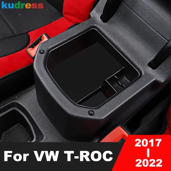 Volkswagen VW T-Roc TROC 2017-2019 2020 2021 2022 Araba Merkezi Kol Dayama saklama kutusu Tepsi Organizatör Konteyner Vaka Aksesuarları