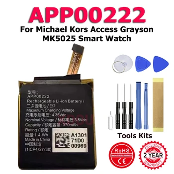 XDOU Yüksek Kaliteli APP00222 İçin Yedek Pil Michael Kors Erişim Grayson MK5025 akıllı saat + Aracı