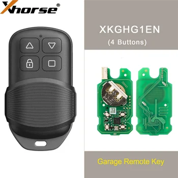 Xhorse Kablolu Anahtar XKGHG1EN Maskeli Garaj Uzaktan 315 /433MHz Anahtarı Frekans Desteği Veri Kurtarma için Çalışmak VVDI Aracı XKGHG1