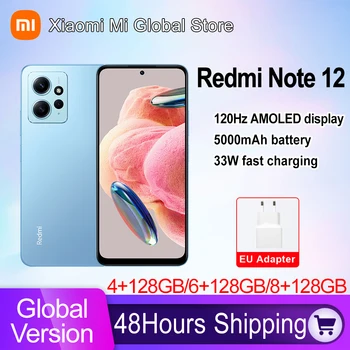 Xiaomi Redmi Not 12 Küresel Sürüm Akıllı Telefon 120Hz AMOLED Snapdragon® 685 33W Hızlı Şarj 50MP Kamera 5000mAh Pil