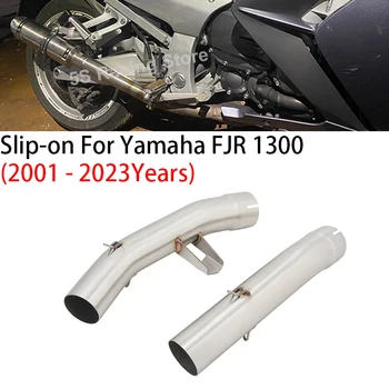 Yamaha FJR 1300 2001 ila 2023 FJR1300 FJR 1300 Motosiklet Egzoz Susturucu Kaçış Moto Modifiye Paslanmaz çelik Orta Bağlantı Borusu