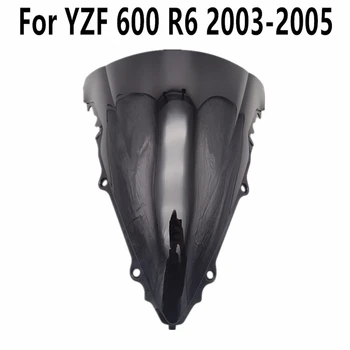 Yamaha R6 636 2003-2004-2005 Fit YZF 600 Rüzgar Deflectore Cam Kongre Siyah Şeffaf Ön Cam