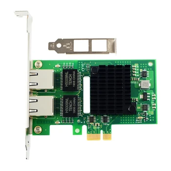 Yedek parça Aksesuarları I350-T2M PCI-Ex1gigabit Çift Elektrik Sunucusu Taşınabilir Ağ Kartı I350AM2 Çip Ağ Kartı