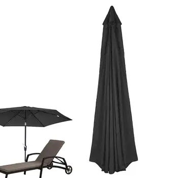 Yedek Şemsiye Gölgelik Açık Polyester gölgelik örtüsü Veranda Şemsiye UV30 Koruyucu Yıkanabilir gölgelik örtüsü Plaj İçin