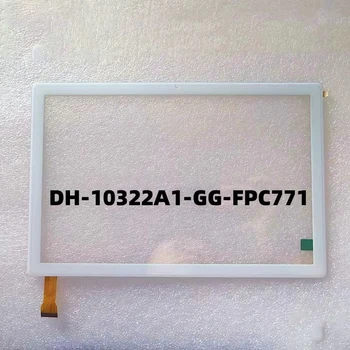 Yeni 10.1 İnç dokunmatik ekran digitizer Paneli Cam DH-10322A1-GG-FPC771