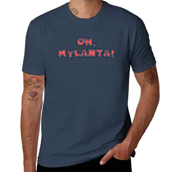 Yeni Ah, Mylanta! T-Shirt erkek hayvan baskı gömlek ağır t shirt kore moda kazak erkek grafik t-shirt anime