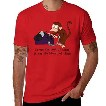 Yeni En İyi zamandı en Bulanık zamandı T-Shirt erkek hayvan baskı gömlek T-shirt erkek erkek egzersiz gömlek