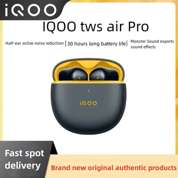 Yeni iQOO TWS Hava Pro gerçek kablosuz gürültü azaltma Bluetooth kulaklık yarı kulak orijinal orijinal gürültü azaltma