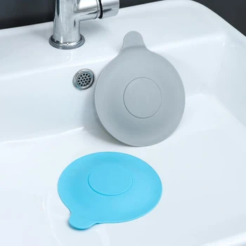 Yeni Küvet tahliye tapası silikon Küvet tahliye tapası Kapağı Su Damlası Tasarım Banyo Çamaşır Mutfak zemin kaplaması Aksesuar DIY