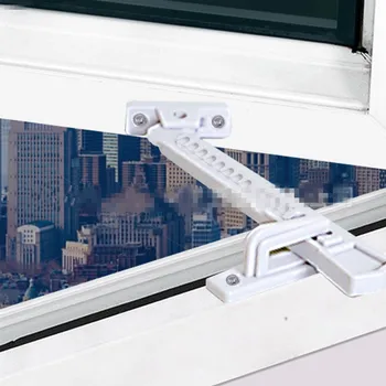 Yeni pencere kapı güvenlik kilidi ABS Rüzgar Destek Sınırlayıcı mandalı kanatlı pencere pozisyon durdurucu kısıtlayıcı Çocuk Güvenliği koruma