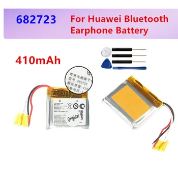 Yeni Pil 682723 İçin Orijinal Yedek Huawei Bluetooth Kulaklık Pil 410mAh + Hediye Araçları