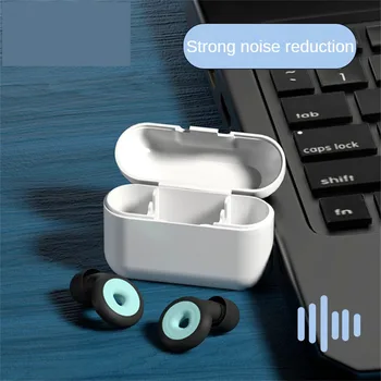 Yeni Silikon Yüzme Kulak Tıkacı Uyku Gürültü Kulak Tıkacı İptal Gürültü Azaltma Malzemeleri Ses Geçirmez Gürültü İptal Kulaklıklar