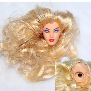 Yeni Vintage 1/6 Bebek Kafaları Prenses Güç MENGF Renkli Saç Adonis Erkek Kadın ST Bebek Kafaları Makyaj Kaliteli Bebek Kafası DIY