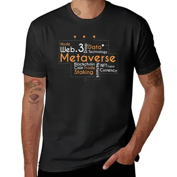 Yeni Web 3 Metaverse T-Shirt özel t shirt komik t shirt grafik t shirt büyük boy t shirt erkek