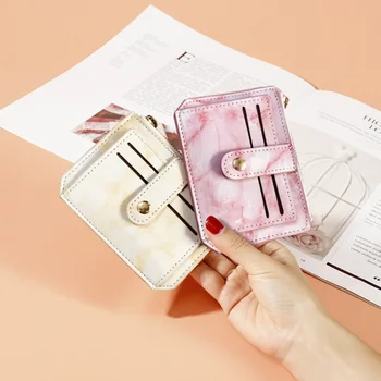 Yeni Çanta Moda kimlik kartı tutucu Cüzdan Fotoğraf Klasörü Mini Taşınabilir Çanta Kadın Debriyaj Cüzdan İnce Moda bozuk para çantaları