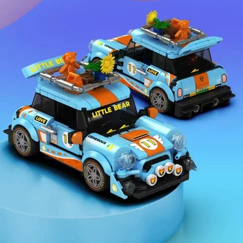 YENİ Açık Arabalar SUV Station Wagon Yapı blok oyuncaklar Şehir çocuk Bulmaca Montaj Araba Montaj Modeli Hediye