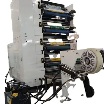 YG Otomatik Yüksek Hızlı Bardak Yapma baskı makinesi Kağıt Kalıp kesme Dört Renkli Oluklu Karton Kutu İşleme Yazıcı Fiyatı