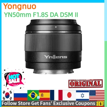 Yongnuo YN50mm F1. 8S DA DSM II Kamera Lensler 50mm Sony E-Montaj için A6300 A6400 A6500 NEX7 APS-C Çerçeve Otomatik Odaklama AF / MF
