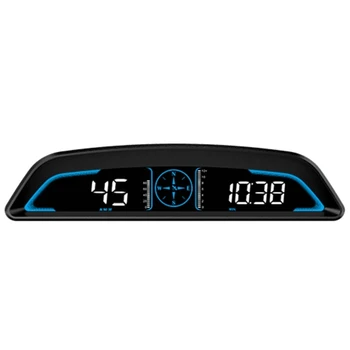 Yüksek Çözünürlüklü HUD Araba Head Up Display Aşırı Hız Alarmı Hız Göstergesi GPS HUD Dijital Göstergeler Otomatik Yorgunluk Sürüş Hatırlatma