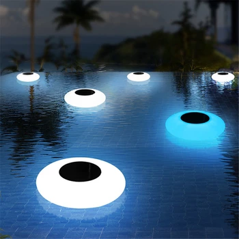 Yüzen havuz ışıkları su geçirmez açık güneş LED ışıkları parti dekor yüzme havuzu plaj bahçe arka bahçe çim yolu