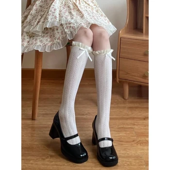 Çorap Japon Çorap Dantel Demet Çorap kadın Kore Tarzı Uyluk Yüksek Çorap Fırfır Çorap Dropshipping