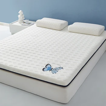 Özel Doğal Lateks Minder Modern Kalınlaşmış Yumuşak Ped Ev Tatami Mat Öğrenci Yurdu Sünger yatak yatak odası mobilyası