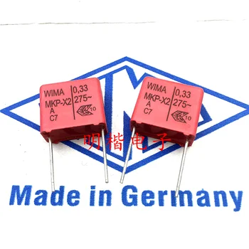Ücretsiz Kargo 5 adet / 10 adet WIMA Almanya kondansatör MKP-X2 275V 0.33 UF 275VAC334 334NF P = 15mm