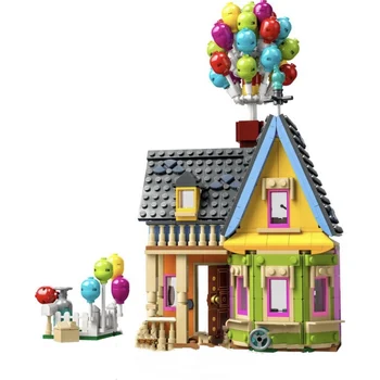 Şehir Uzman Film Uçan Balon Ev Uyumlu 43217 Modeli Yapı Oyuncak Yıldönümü Kutlama Figürleri Seti Çocuklar için Hediye