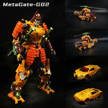 【NEW】MetaGate-G02 MİNG JİANG Haiku Drift Üç Savaşçı Araba Uçak MG G-02 Aksiyon Figürü Robot Hediye erkek çocuk oyuncakları