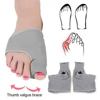 1 Çift Ayak Düzeltici Aşınmaya Dayanıklı Nefes Elastik Ayak Ayırıcı Halluks Valgus Bunyon Düzeltici Çorap Erkekler Kadınlar için