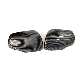 Araba Karbon Fiber ABS Geri Ayna Kabuk dikiz aynası Kapağı Reflektör Arka Kapak Kabuk Kia Picanto 2012-2017 için