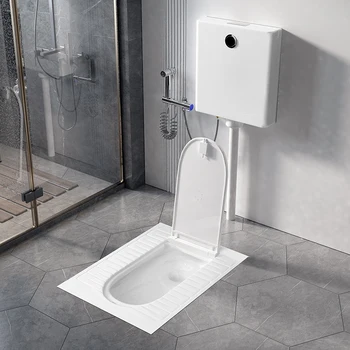 L Ev Tuvalet Su Deposu Seti Banyo Küçük Daire Duş Odası Lazımlık Sandalye kapaklı Tuvalet