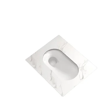 Taş Plaka Tuvalet Gizli Su Deposu Seramik Lazımlık Sandalye Gizli Akıllı İndüksiyon Squat Tuvalet Otomatik Kızarma